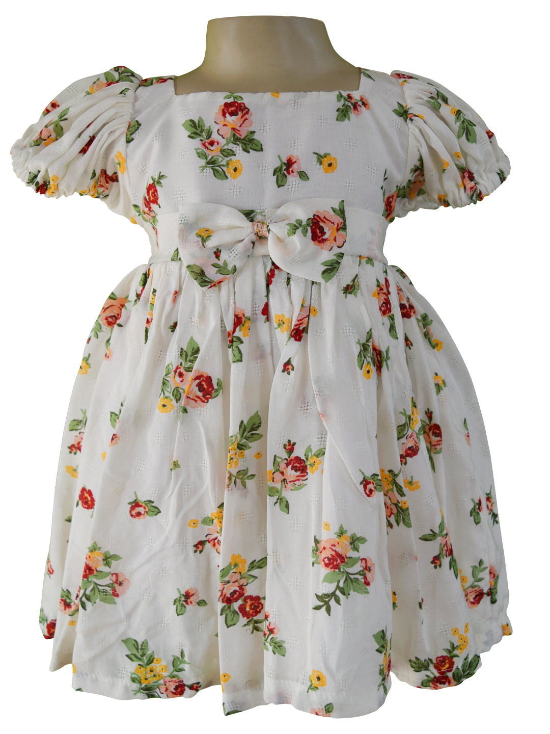 Shyamworld's Floral Design Dress for Kids Green 3-4 Years(Plastic) :  Amazon.in: Clothing & Accessories